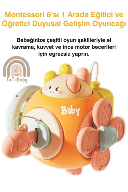 tutobaby Montessori 6'sı 1 arada Eğitici ve Öğretici Duyusal