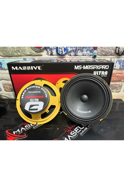 洋楽 ubs.ueda Massive M85pxpro Ultra 500watt 200 Rms Adet Sarı Kasa Özel Seriii