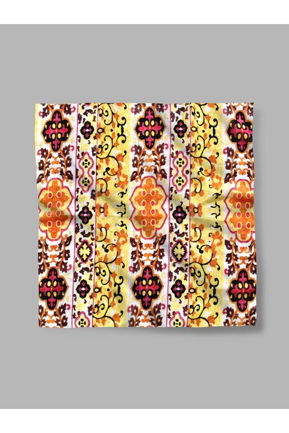 Patterned Chiffon Scarf