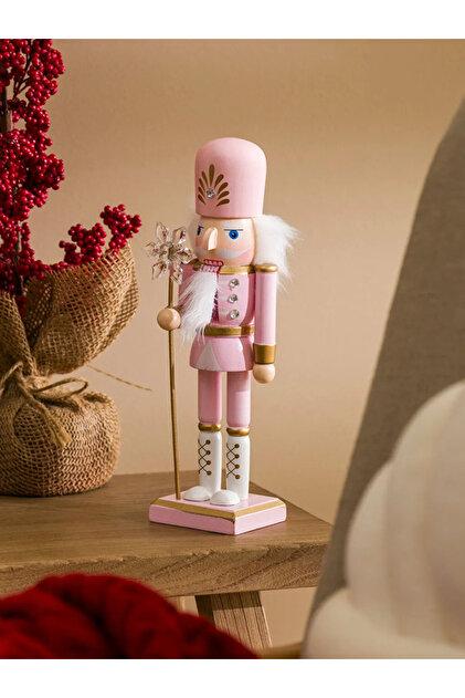 LC Waikiki LCW Karışık Fındıkkıran Figürlü Ahşap Biblo 26 Cm