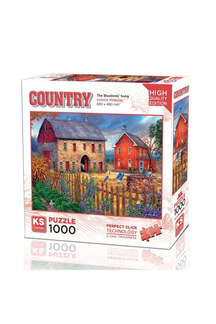 The Bluebirds' Song 1000 Piece Puzzle