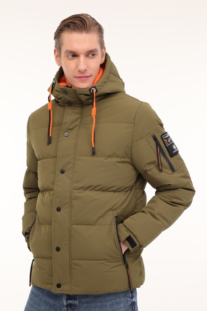 Ml 2Ksyfa24Mj-22-34 4Pr Khaki Men's Short Coat