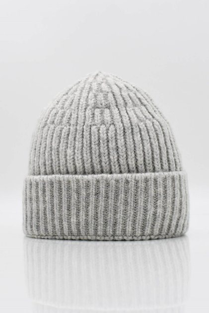 Men's Gray Wool Beret