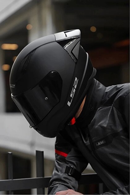 Rapıd 2 Race Mat Siyah Kask (SİYAH CAM + SPOILER)