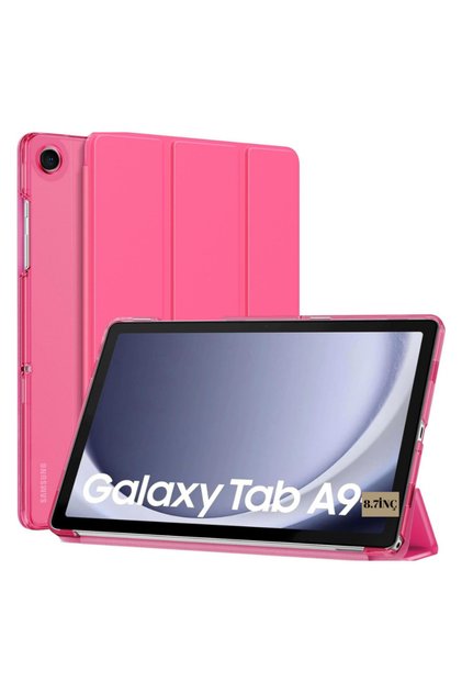 Samsung Galaxy Tab A9 8.7inç Uyumlu Kılıf New PU Deri Smart Standlı Case Uyku Modlu X110 X115 X117