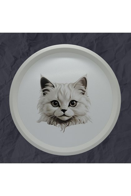 Animal Pattern Decorative Round Presentation and Serving Tray - with Different Pattern Options