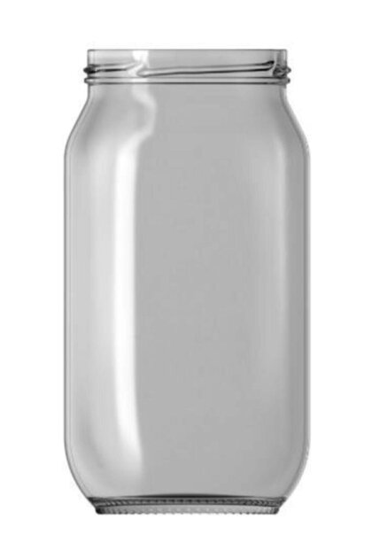 1000 Cc Glass Jar with Lid 6 Pack Canning ml