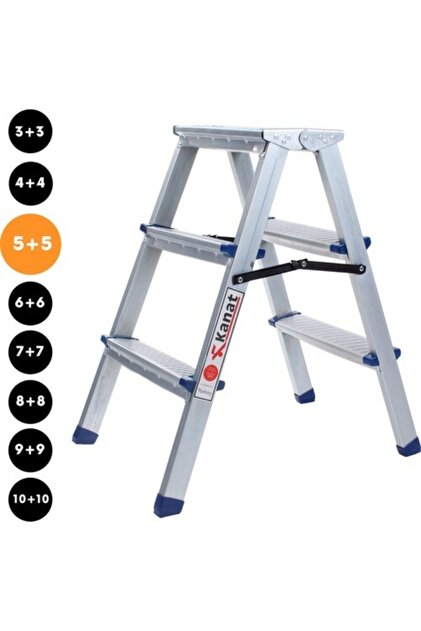 Kanat Rita Çift Taraflı Galvanizli Twin Profil Merdiven 5+5