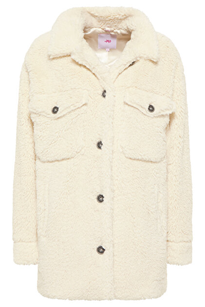 Faux Shearling Mantel