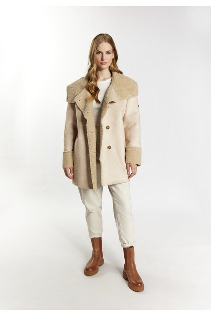 Jacke aus Fellimitat