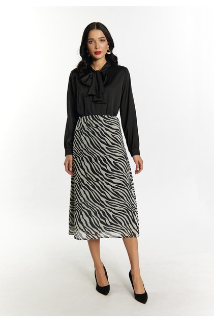 Rock mit Zebra-Print