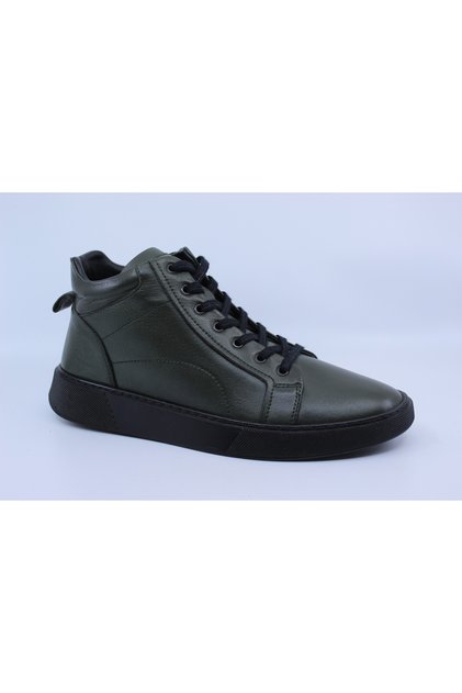 1066 Green Men's Leather Boots 41