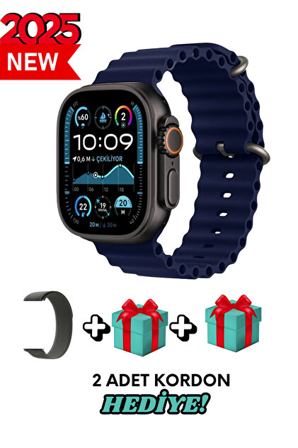 Bunnys Apple iPhone 15 PRO MAX Uyumlu Akıllı Saat Watch ULTRA2