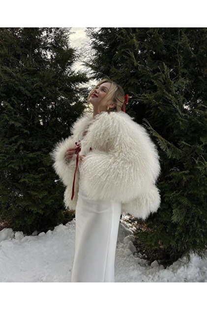 nero leather fur Tiftik Tarz Tibet Kürk Ceket - Fiyatı, Yorumları