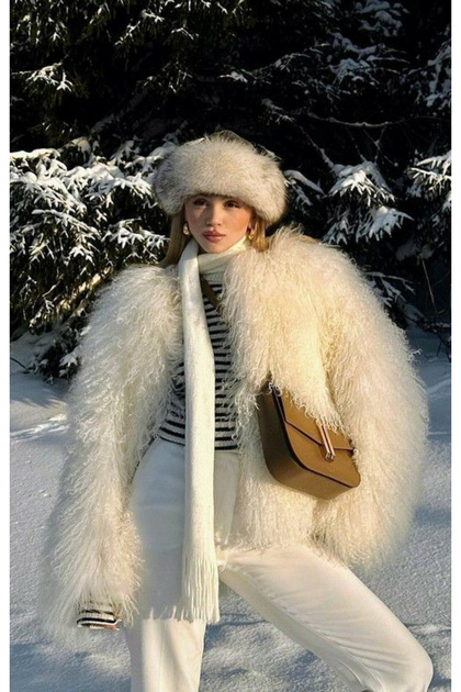 nero leather fur Tiftik Tarz Tibet Kürk Ceket - Fiyatı, Yorumları