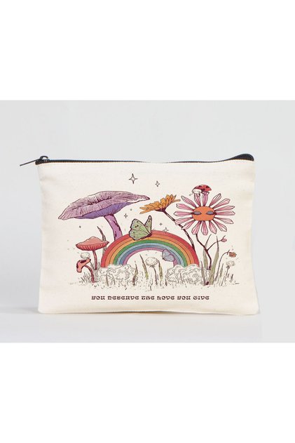 You Deserve the Love You Give It Makeup Bag Wallet Pen Holder Cloth Bag