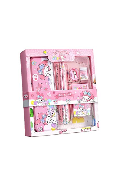 ✨MEGUMIAurelie ✨〜３回使用５点セット MJ TOYS Sanrio Kuromi My Melody 12 Parça Kırtasiye Seti Kuromi