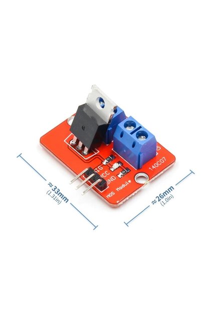 Irf520 Mosfet Sürücü Kartı Klemens Bağlantı Soketi Ssr Röle Motor Led Lamba Parlaklık Dimmer