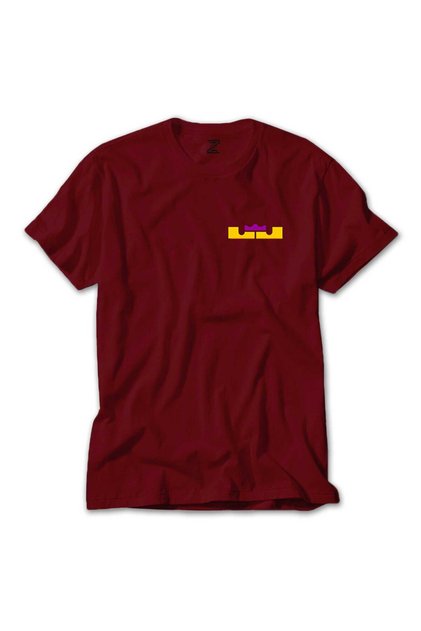 Lebron James Logo Color Red T-Shirt