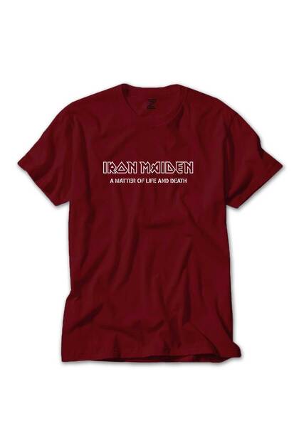 Iron Maiden Matter Of Life Color T-Shirt Red Color Size XS