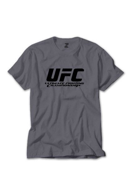 Ufc Logo Ultimate Championship Gray T-Shirt