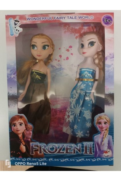 Oyuncak Karlar Ülkesi Elsa Ve Anna Ikili Bebek Oyun Seti