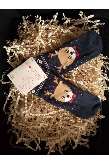 Teddy Bear Patterned Children's Socks Single