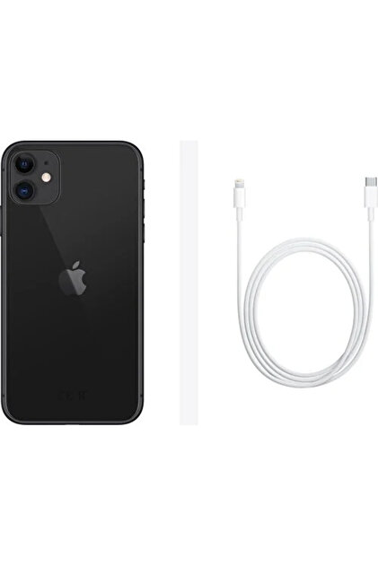 Apple iPhone 11 128 GB Siyah Cep Telefonu Aksesuarsız Kutu (Apple