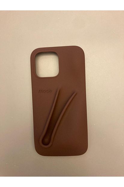 Newon İPHONE 16 PRO MAX ESPRESSO RHODE LİP CASE LOGOLU