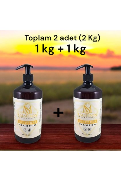 Kalsedon Hassas Ve Ağır Işlem Görmüş Saçlar Tuzsuz Şampuan 1000 ml (2 ADET)