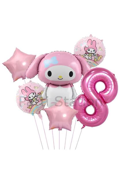 Mimu Art Studio Cinnamoroll Girl Sticker Seti Mavi Pastel Kawaii