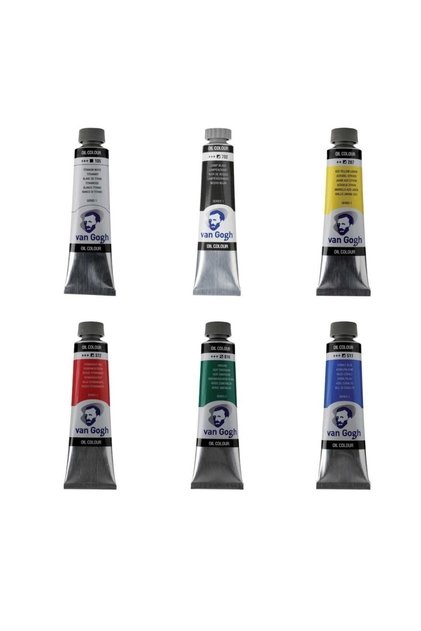 Van Gogh Yağlı Boya 40ml 6'lı Set Ana Renkler