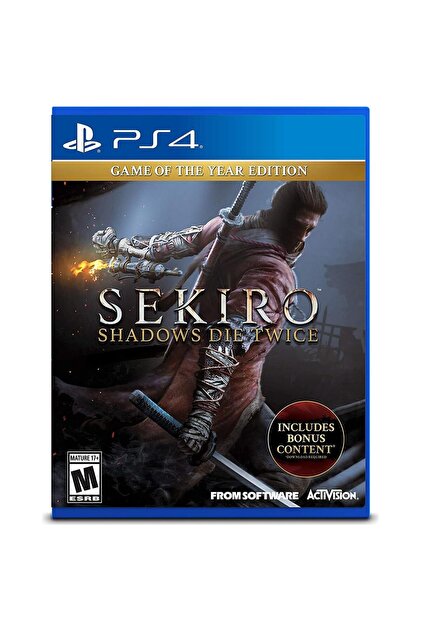 Activison Sekiro Shadows Die Twice Game Of The Year Edition Ps4