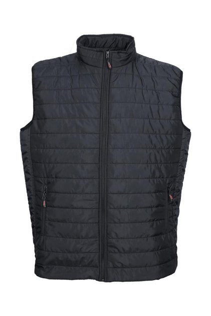 Oversize Fabric Vest Black Color