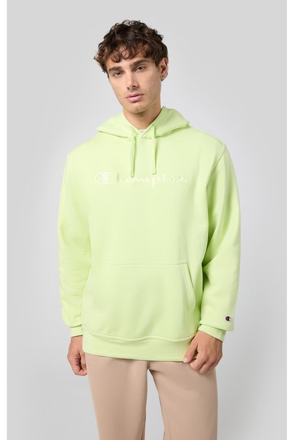 Script Shop Hooded Sweatshirt Green Men's Hooded Sweatshirt-220271-Gs126