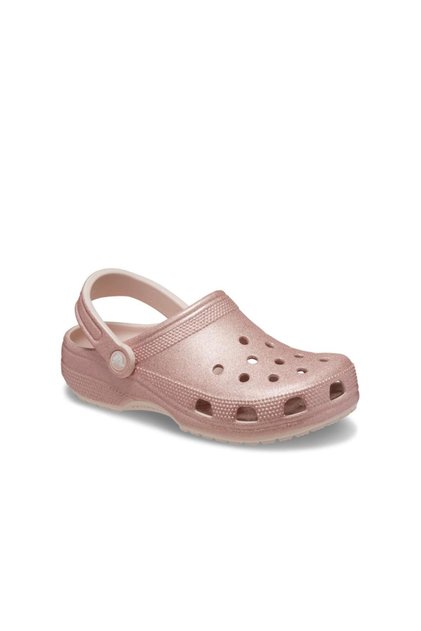 Classic Glitter Clog Terlik - Kuvars