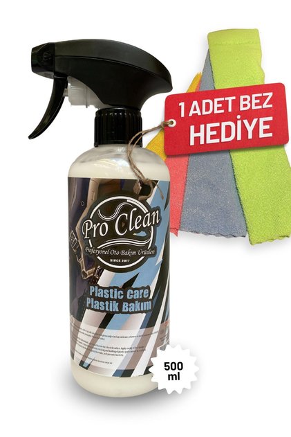 Torpido Ve Plastik Bakım Sütü 500ml Bez Hediyeli