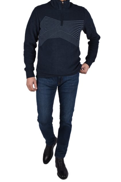 Brg-95001 Half Zippered Sweater
