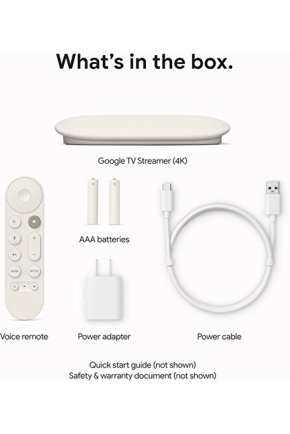 Google TV Streamer 4K　新品 Google TV Streamer | 4K | 32 GB | Voice Remote - Fiyatı, Yorumları