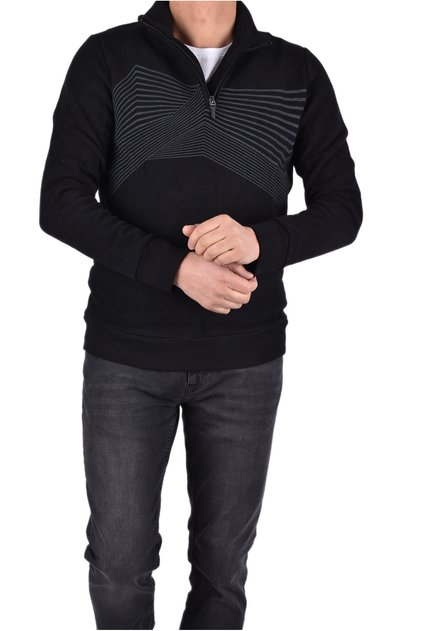 Brg-95001 Half Zippered Sweater