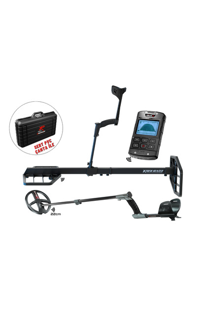 Xtrem Hunter Metal Dedektör - 22cm FMF Başlık DEUS 2 Ana Kontrol Ünitesi İle