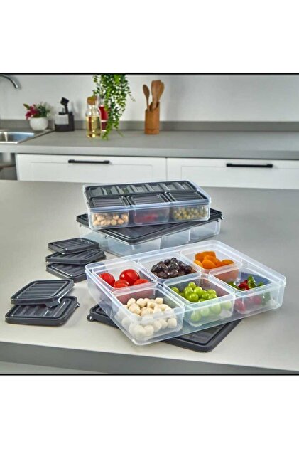 ALBAK Life 7 Parça Sızdırmaz Hava Almaz Saklama Kabı Seti-kahvaltı