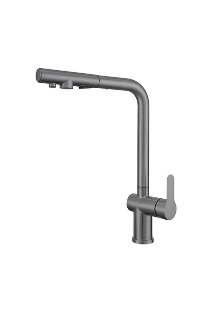 Anthracite Gray Kitchen Faucet - Purified, Spiral Pressure and Pressure Adjustable