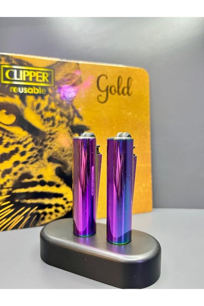 Orijinal Metal Kılıflı Taşlı Ve Gazlı 2 Adet Clipper Çakmak