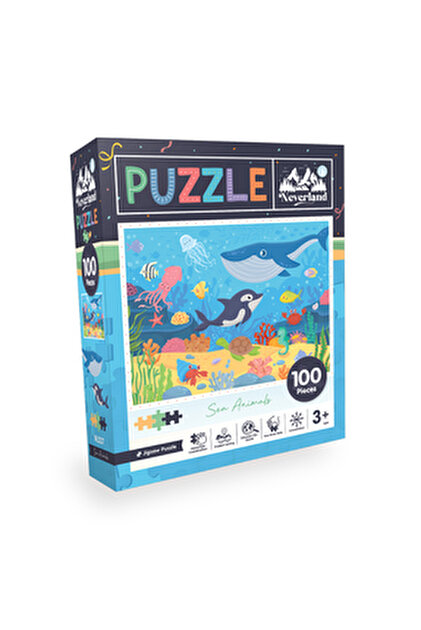 Neverland 100 Pieces Jigsaw Puzzle - Unicorn (Tek Boynuzlu At Neverland 100 Pieces Jigsaw Puzzle - Unicorn (Tek Boynuzlu At