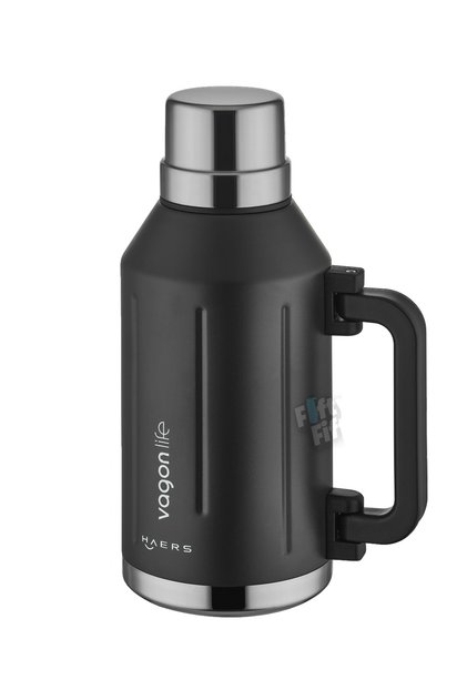 1.2 Litre Bardaklı Kullanım Kulplu Paslanmaz Çelik Termos-FFVGN1004-1200ML