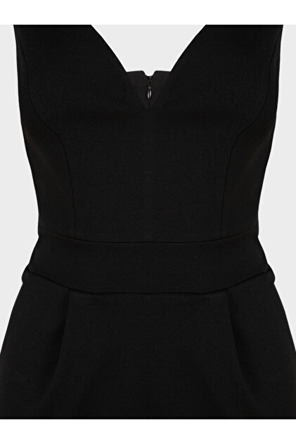 cigarette leg jumpsuit Rivus Thick Straps Cigarette Leg Jumpsuit
