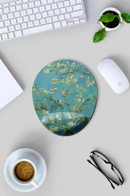 Mouse Pad cu model de alune și suport pentru încheietura mâinii