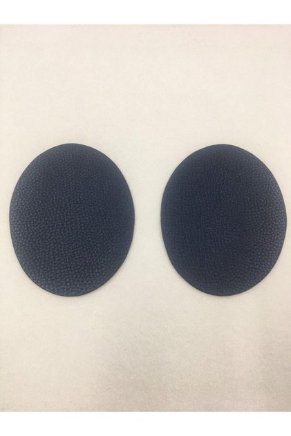 Elbow Patch Emblem Faux Leather Adhesive Navy Blue