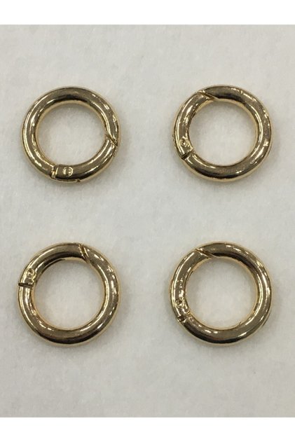Bag Ring Round Spring Clip 2 Cm Set of 4